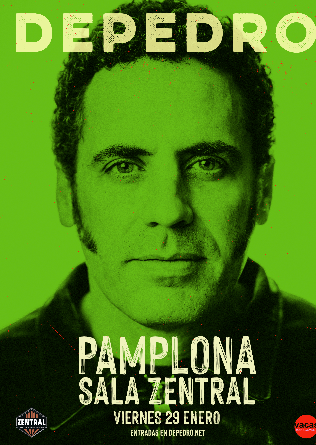 DEPEDRO en PAMPLONA IRUÑA Presentación nuevo disco 29 ENERO