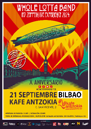Whole Lotta Band - Led Zeppelin Live Experience en Bilbao 