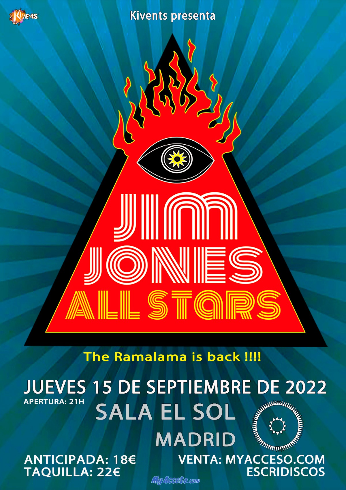 JIM JONES All Stars en Madrid - Mutick