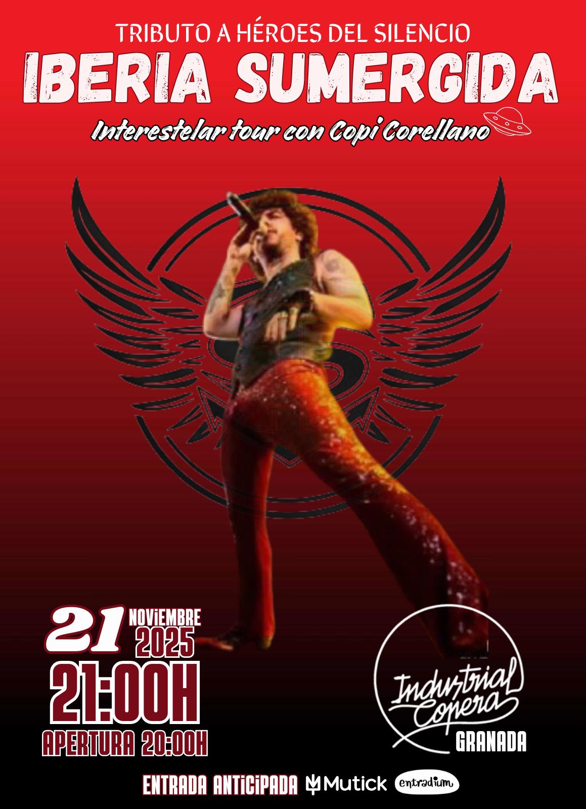 IBERIA SUMERGIDA - Tributo a Héroes del Silencio en Granada - Mutick