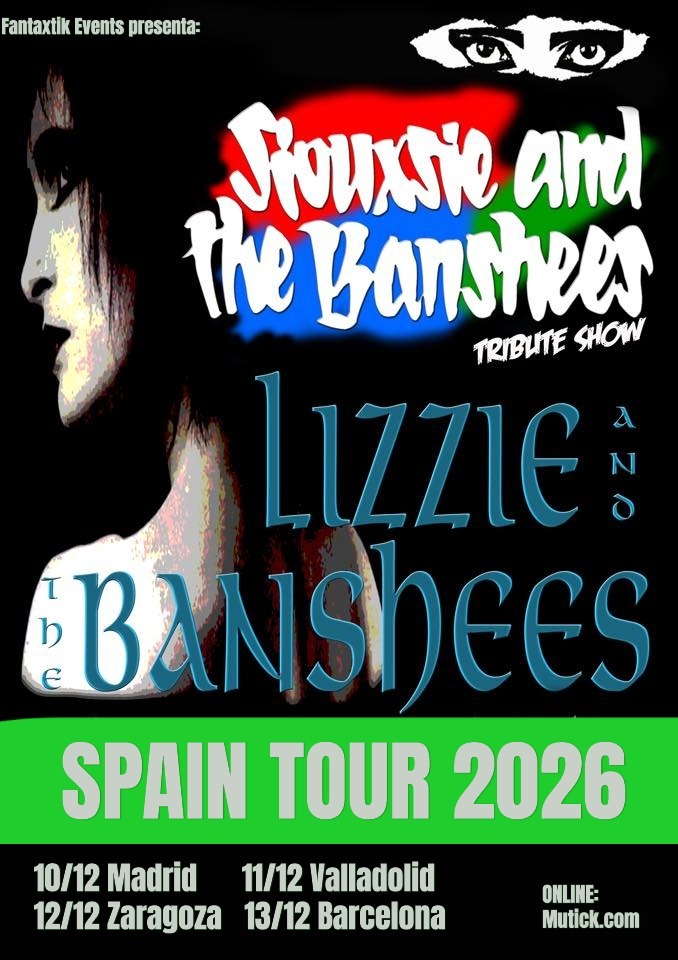 LIZZIE & the BANSHEES - Tributo a Siouxsie & The Banshees en Barcelona - Mutick