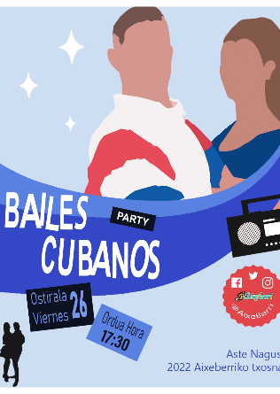 MASTERCLASS BAILES CUBANOS - Txosna Aixeberri Konpartsa Aste Nagusia Bilbao