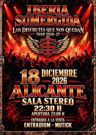 IBERIA SUMERGIDA - Tributo a Héroes del Silencio en Alicante