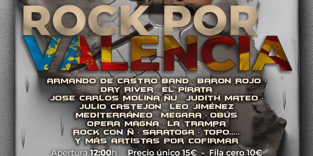 ROCK POR VALENCIA en Madrid - DANA