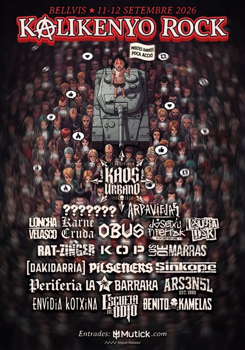 Festival KALIKENYO ROCK Lleida 2026 - Mutick