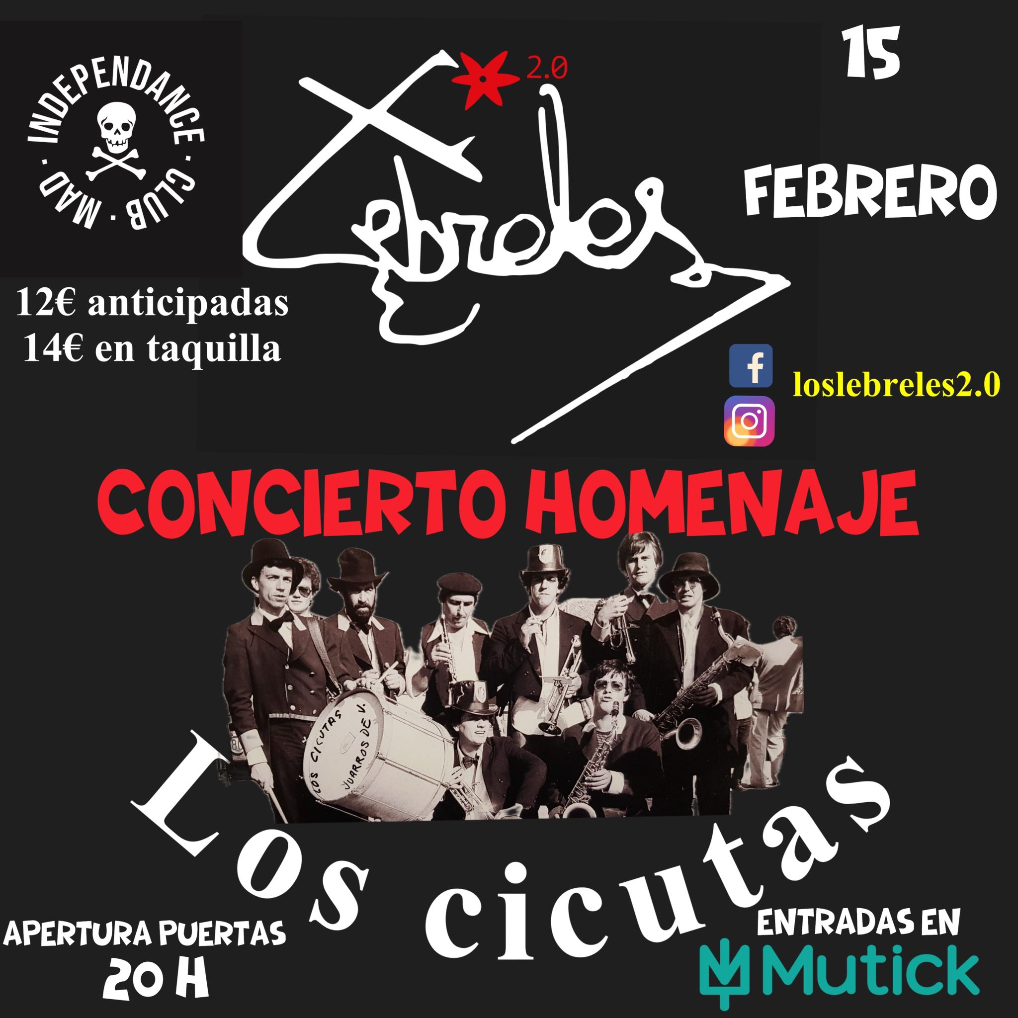 LOS LEBRELES en Madrid - últimas entradas!  - Mutick