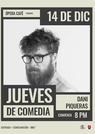 Noche de comedia con Dani Piqueras en Oviedo