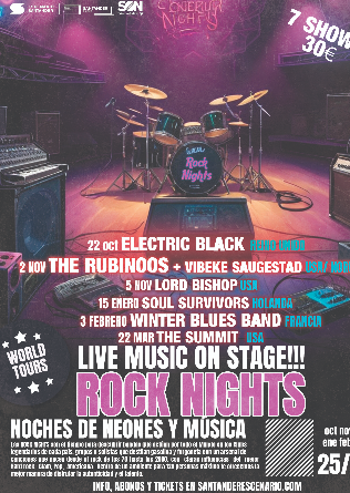 ABONO ROCK NIGHTS 2025- 2026 en Escenario Santander - Cantabria