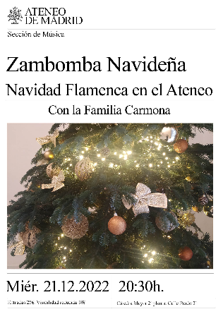 ZAMBOMBA NAVIDEÑA con Familia CARMONA en Ateneo de Madrid
