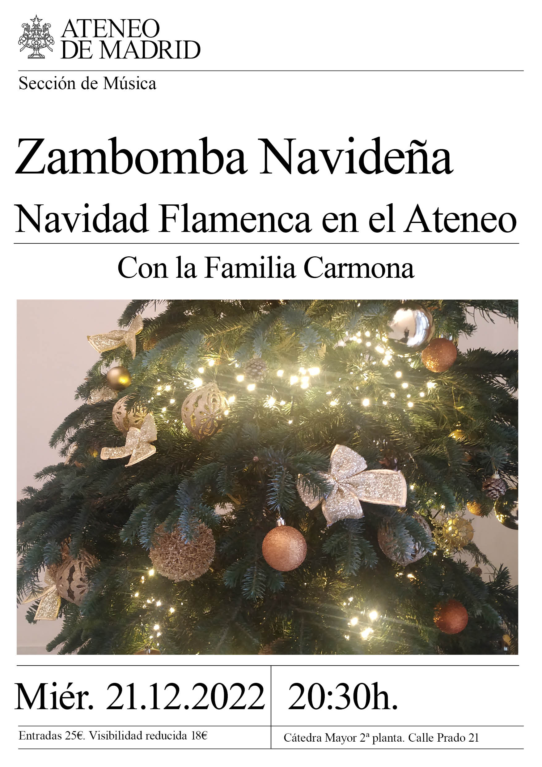 ZAMBOMBA NAVIDEÑA con Familia CARMONA en Ateneo de Madrid - Mutick