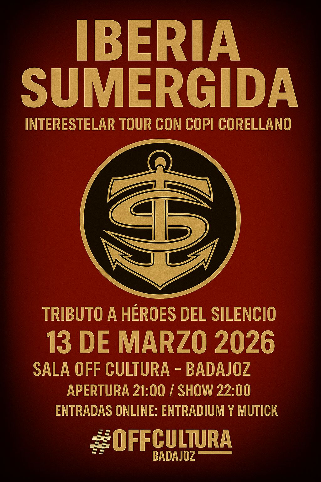 IBERIA SUMERGIDA - Tributo a Héroes del Silencio en Badajoz - Mutick