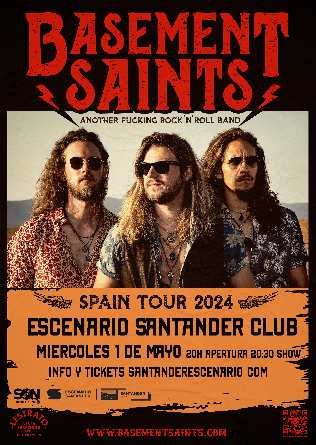 Basement Saints en Rock Nights Vol 3. Escenario Santander - Cantabria