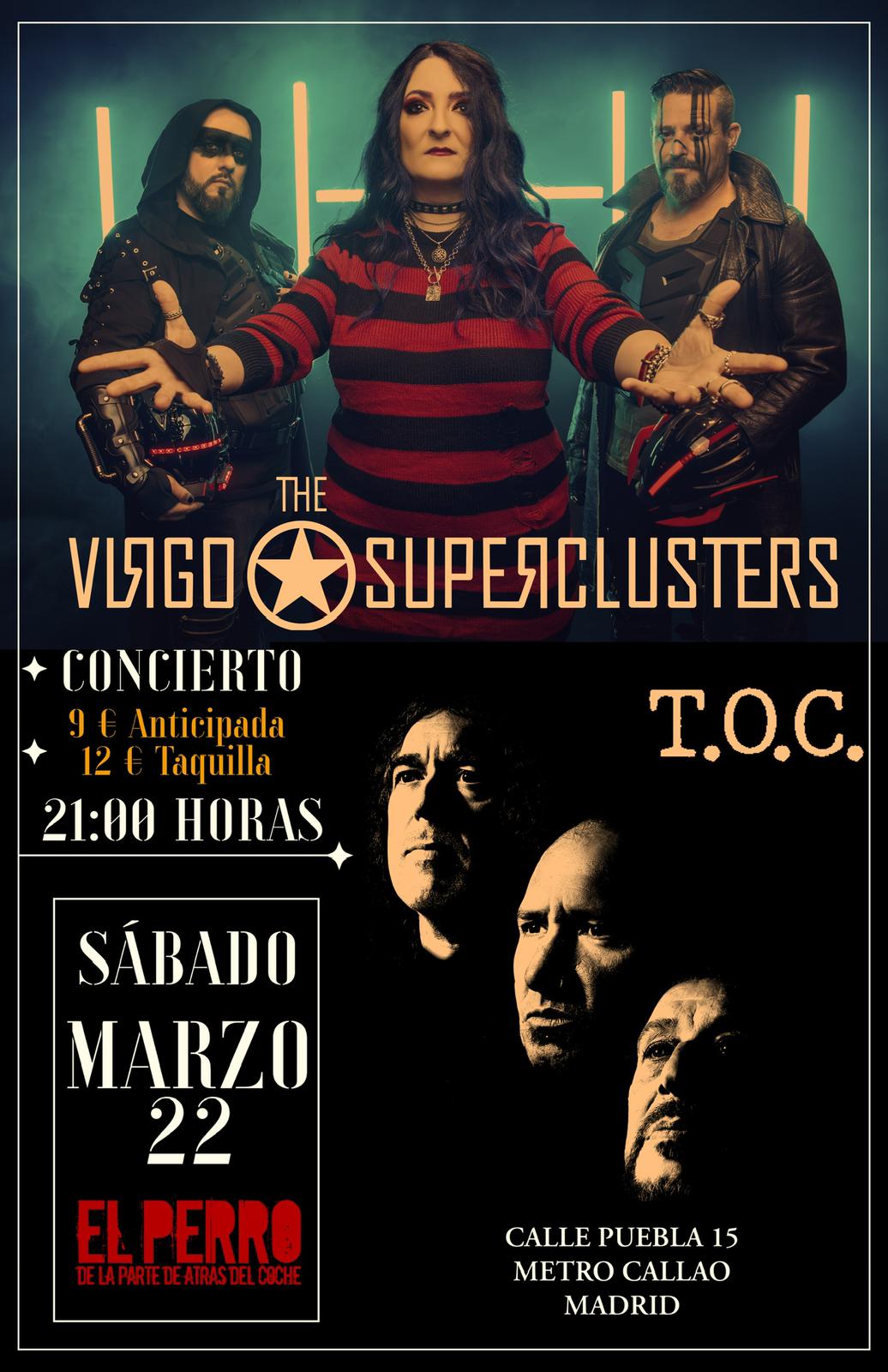 The Virgo Superclusters + T.O.C. en Madrid - Mutick