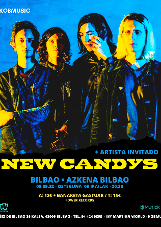 NEW CANDYS (ITA) + Artista Invitado en Bilbao