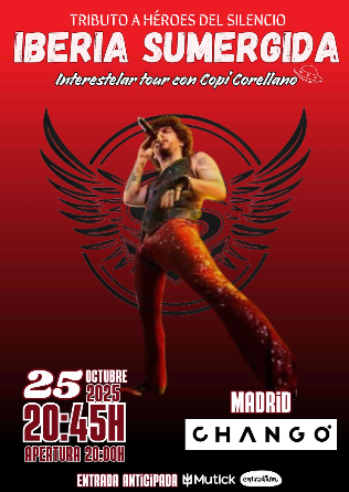 IBERIA SUMERGIDA - Tributo a Héroes del Silencio en Madrid
