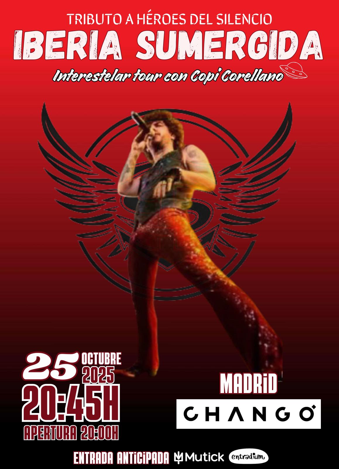 IBERIA SUMERGIDA - Tributo a Héroes del Silencio en Madrid - Mutick