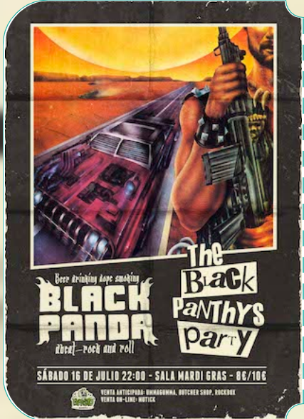 Black Panda + The Black Panthys Party en A Coruña - Mutick