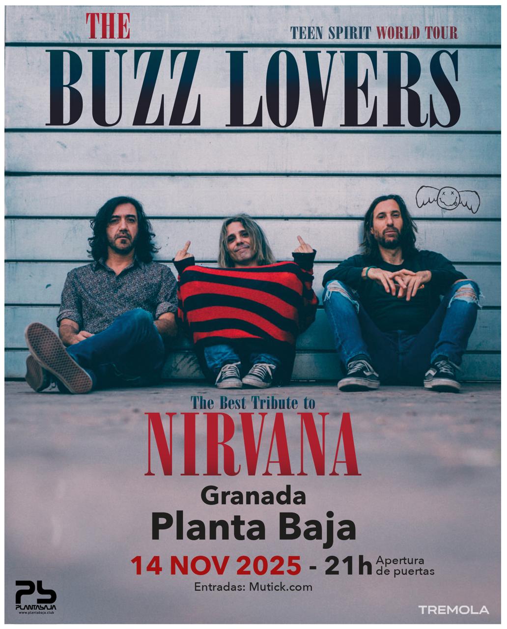 The BUZZ LOVERS en Granada - Tributo a NIRVANA - Mutick