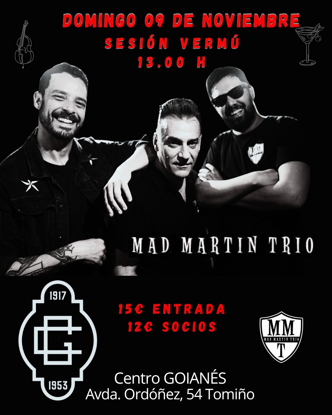 MAD MARTIN TRIO en Tomiño - Mutick