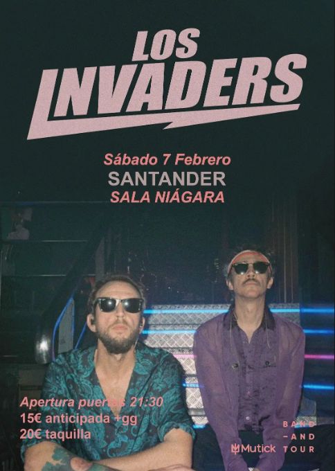 LOS INVADERS en Santander - Cantabria - Mutick
