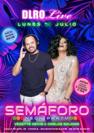 SEMAFORO NEON PARTY - 20 JULIO 2026