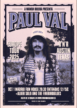 PAUL VAL (USA) + Alber Solo en Madrid