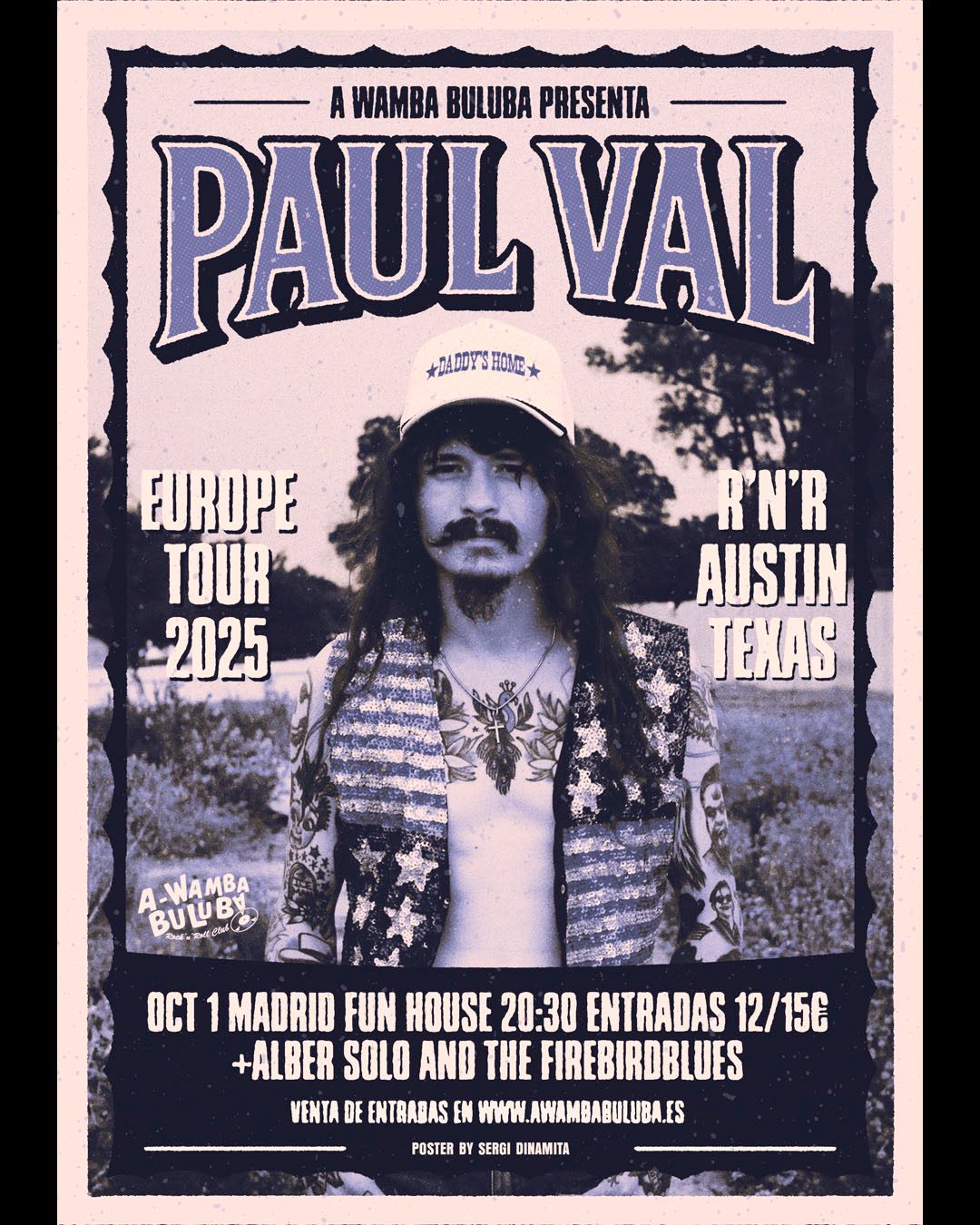 PAUL VAL (USA) + Alber Solo en Madrid - Mutick