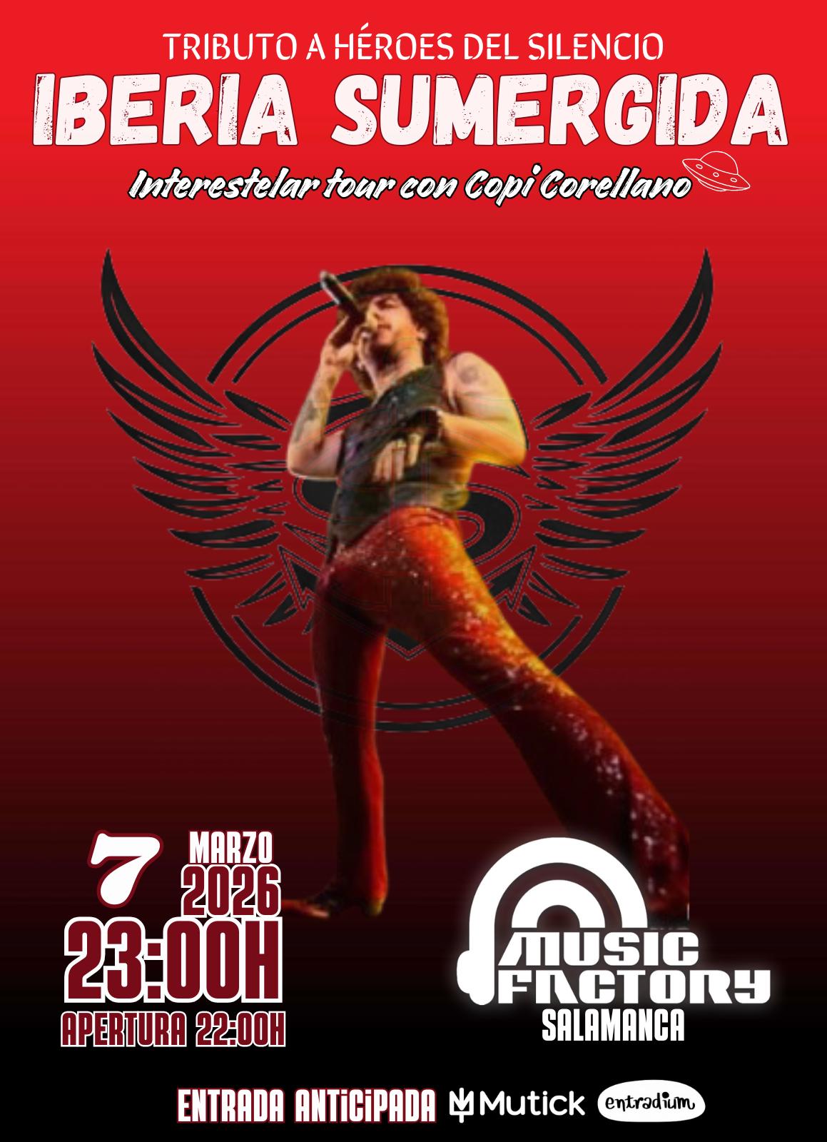 IBERIA SUMERGIDA - Tributo a Héroes del Silencio en Salamanca - Mutick