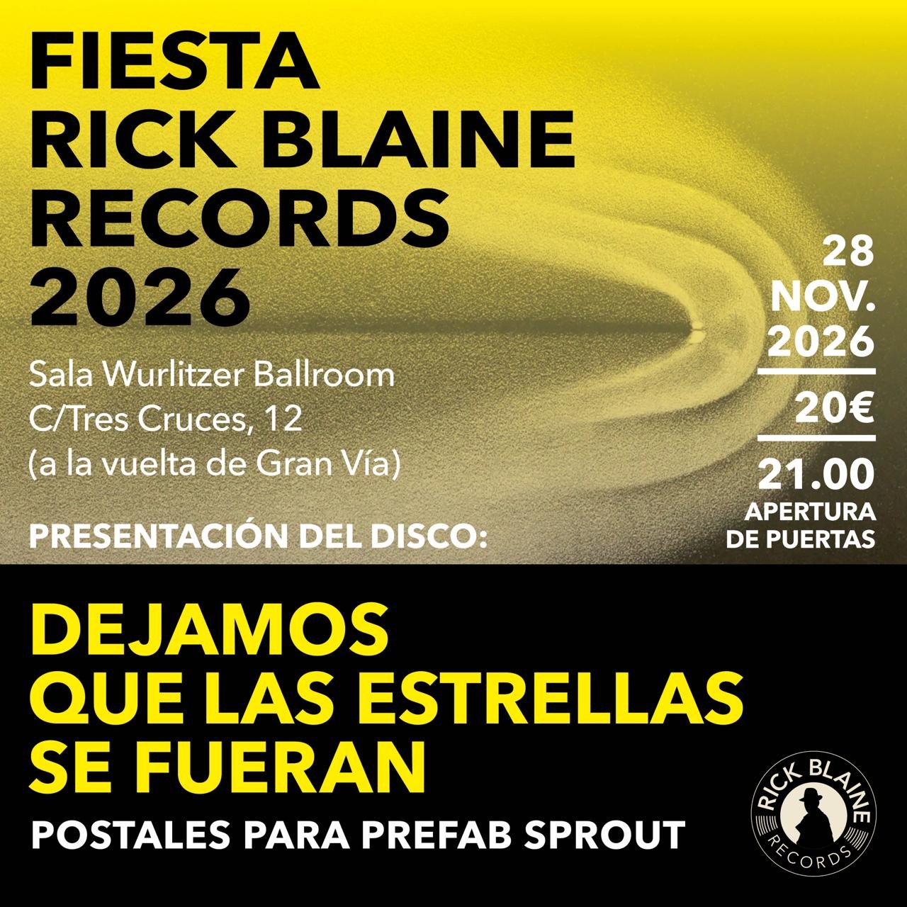 FIESTA RICK BLAINE RECORDS Madrid 2026 - Mutick