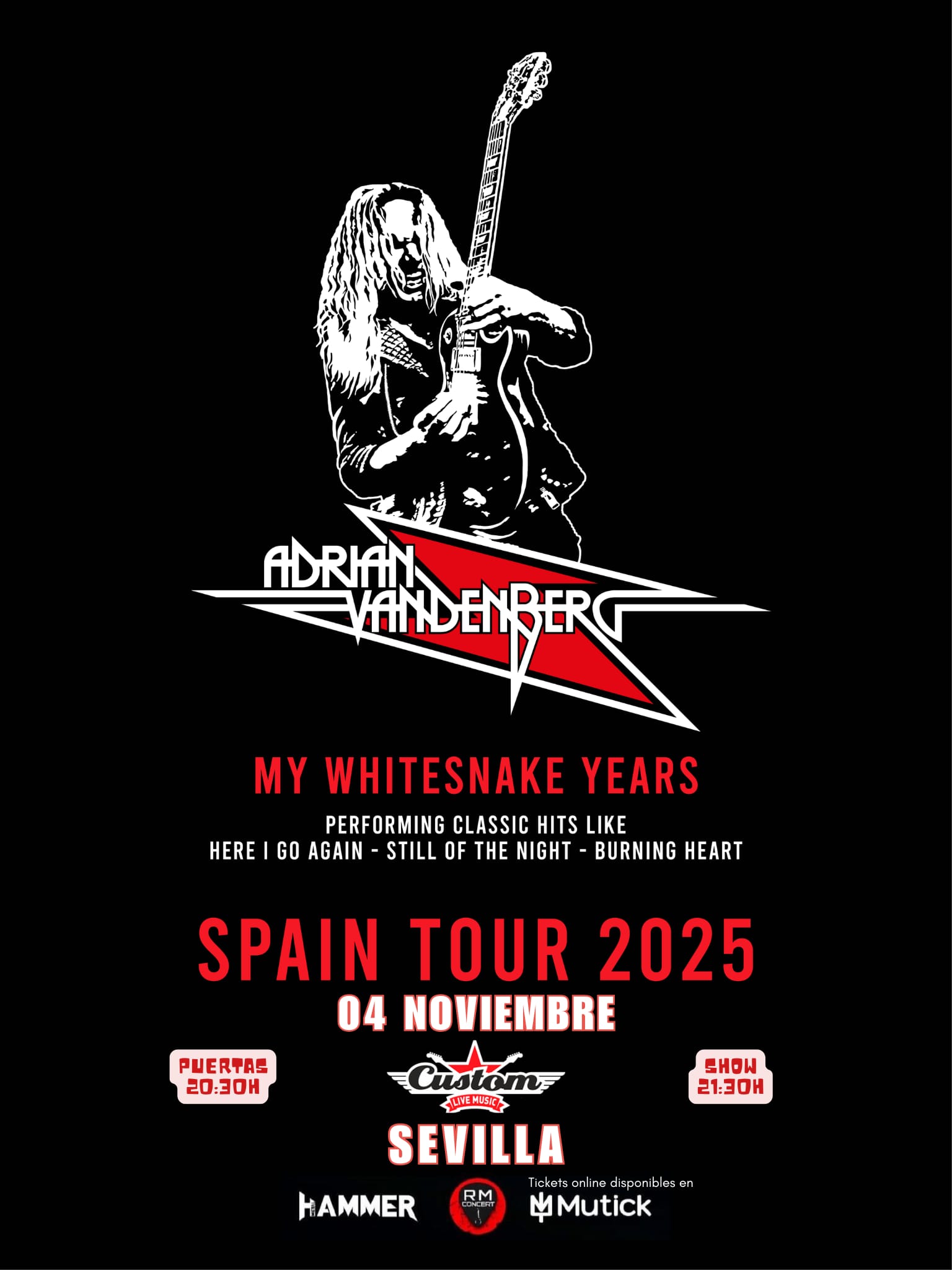 ADRIAN VANDENBERG en Sevilla - Mutick