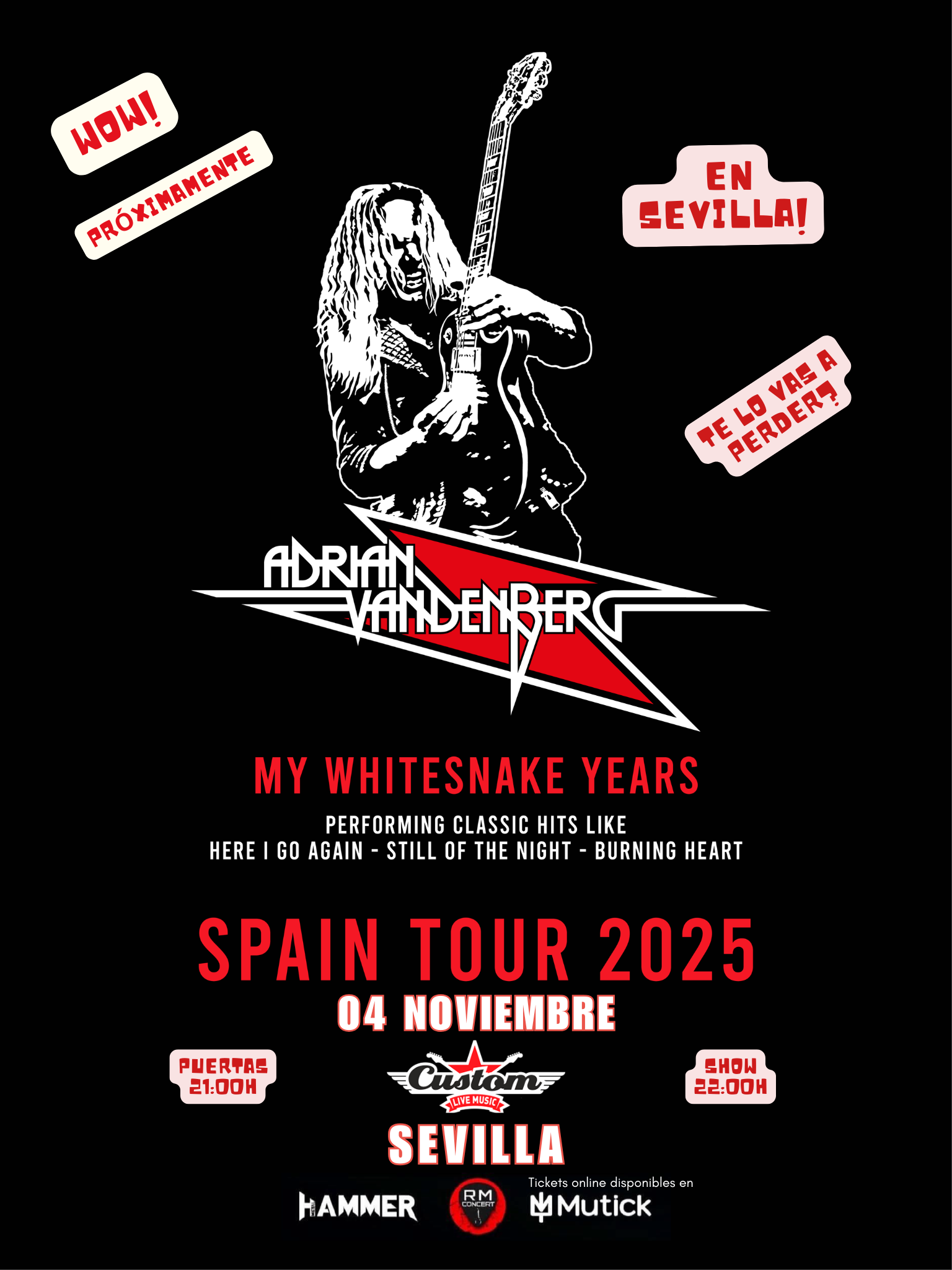ADRIAN VANDENBERG en Sevilla - Mutick