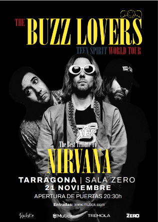 The BUZZ LOVERS tributo a NIRVANA en Tarragona