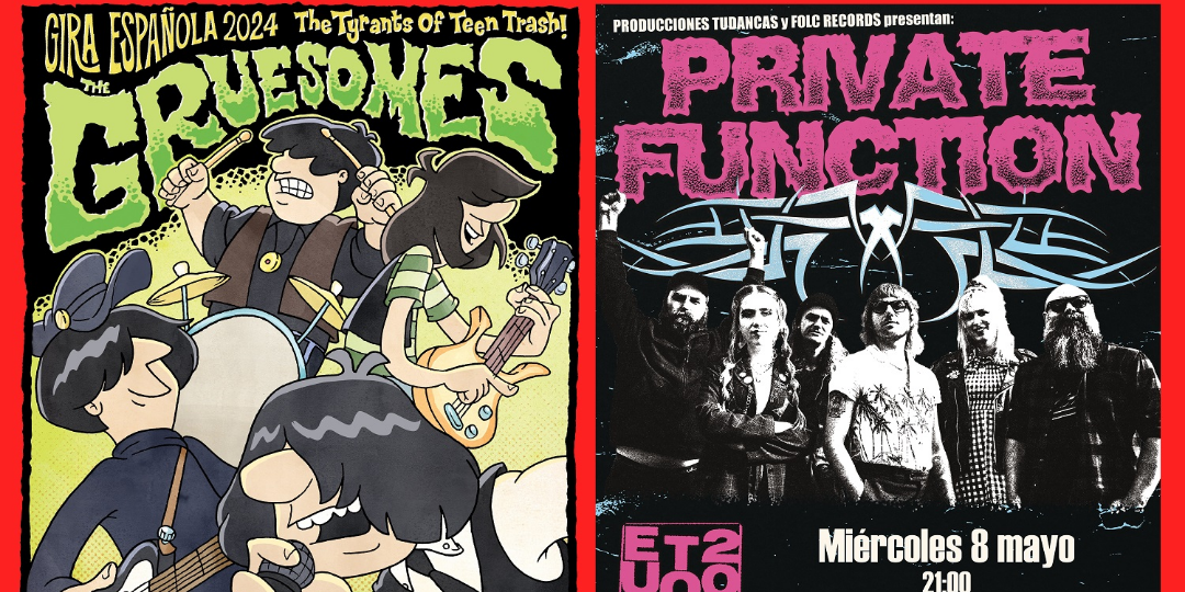 THE GRUESOMES (7/05) + PRIVATE FUNCTION (8/05) en Santander - Cantabria
