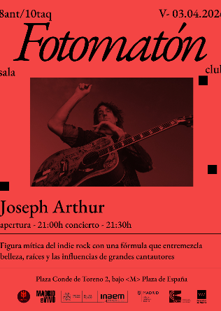 JOSEPH ARTHUR (USA) en Madrid