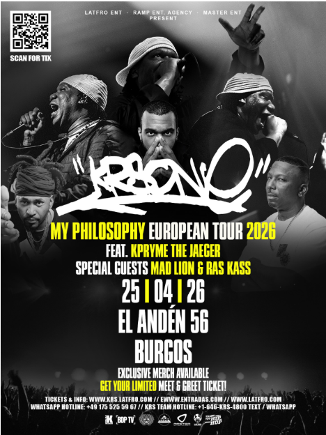 KRS ONE (USA) en Burgos Feat Mad Lion y Ras Kass - Mutick