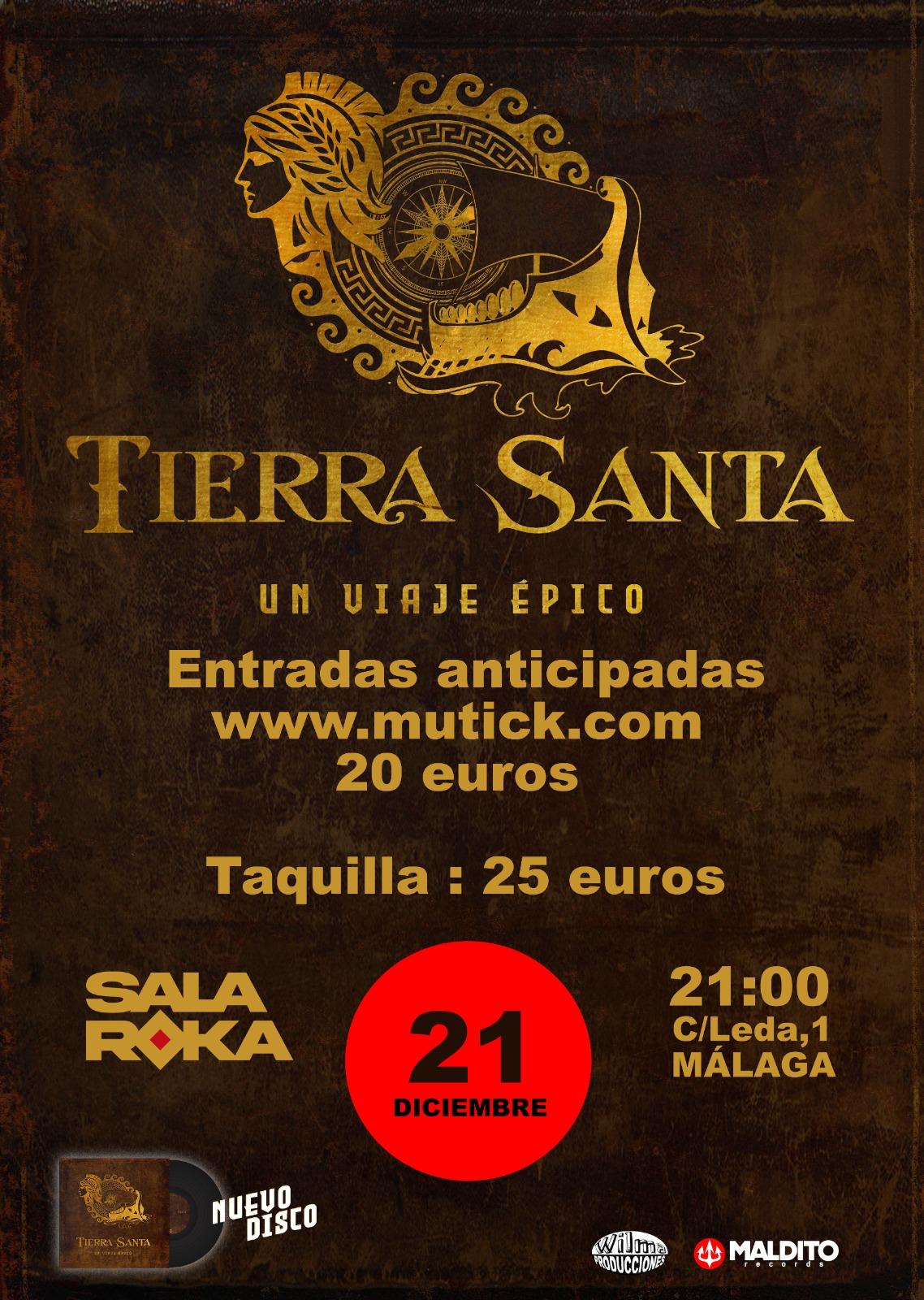 TIERRA SANTA en Málaga - BLACK FRIDAY - Mutick