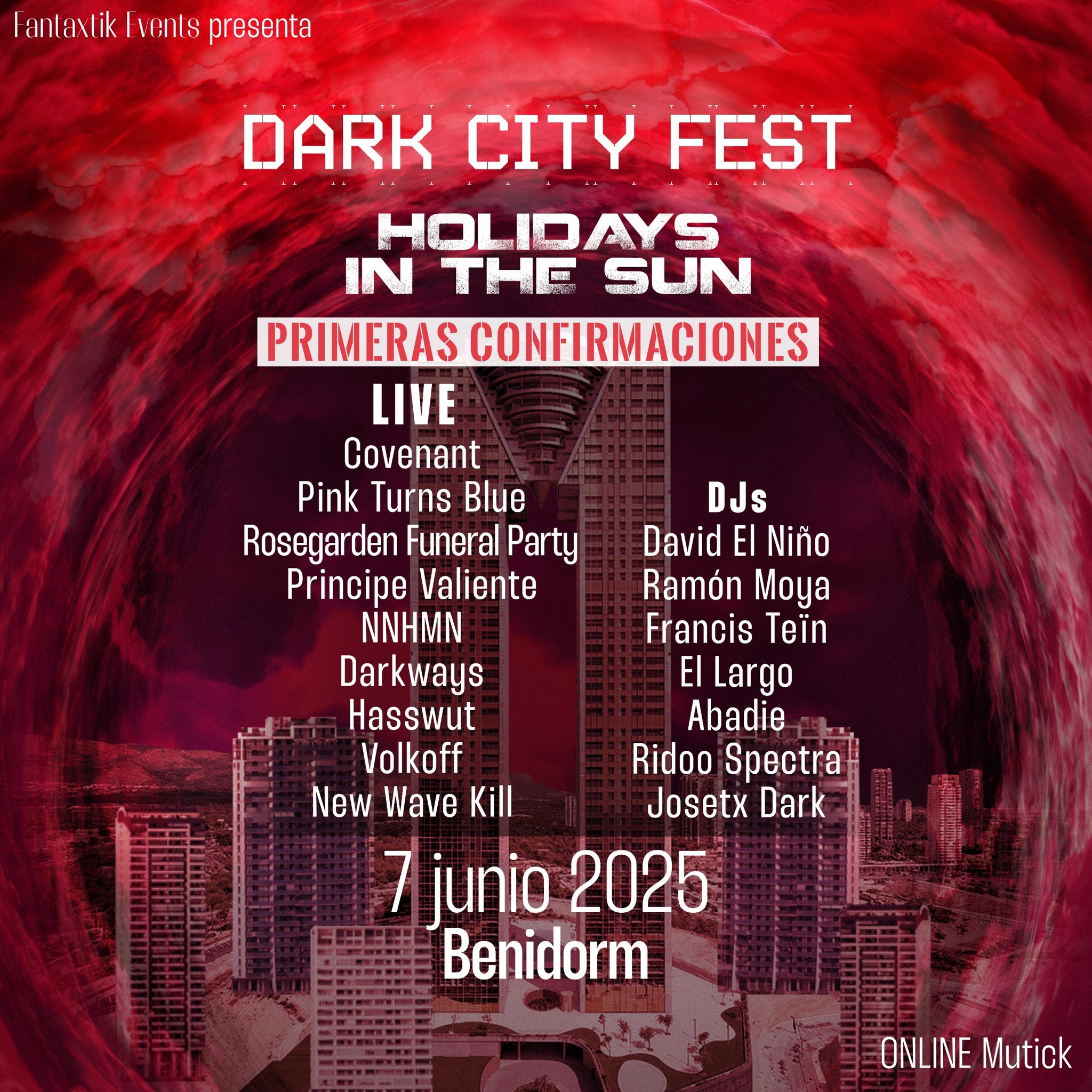 DARK CITY FEST en Benidorm - Mutick