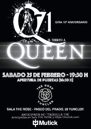 Q 71 - Homenaje a Queen en The Rose Yuncler - Toledo