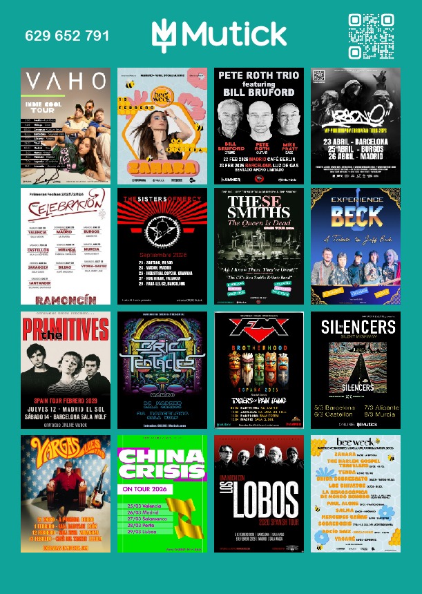 Entradas Mejores conciertos en Madrid 2025 - 2026 - Mutick