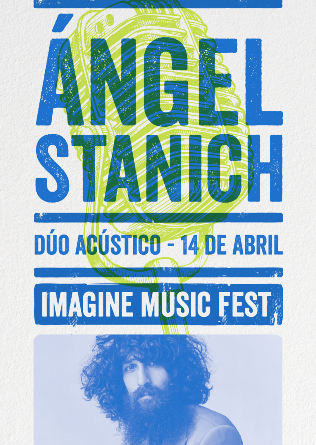 Ángel Stanich en dúo acústico Imagine Music Fest Madrid