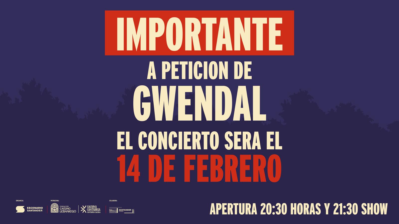 Cantabria Camina en Escenario Santander - Gwendal 14 FEBRERO - Mutick