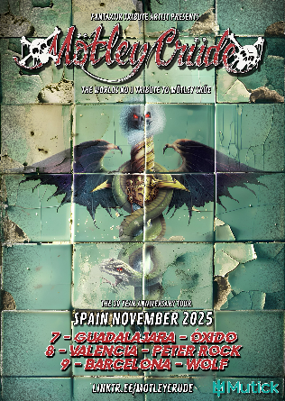 MÖTLEY CRÜDE (UK) - Tributo a MOTLEY CRUE en Barcelona