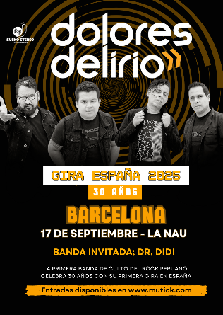 DOLORES DELIRIO en Barcelona - GIRA 30 ANIVERSARIO 