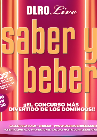 SABER Y BEBER