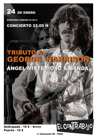 Tributo a George Harrison (Ángel Misterioso & Banda) en Vigo