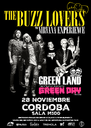The BUZZ LOVERS + GREEN LAND en Córdoba - Tributo a NIRVANA y Green Day