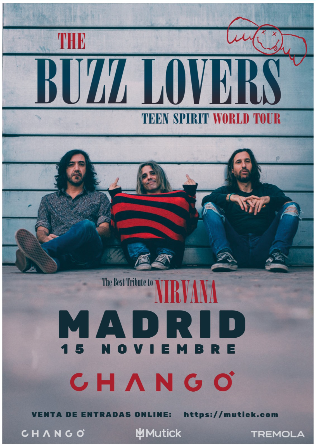  The BUZZ LOVERS en Madrid - Tributo a NIRVANA