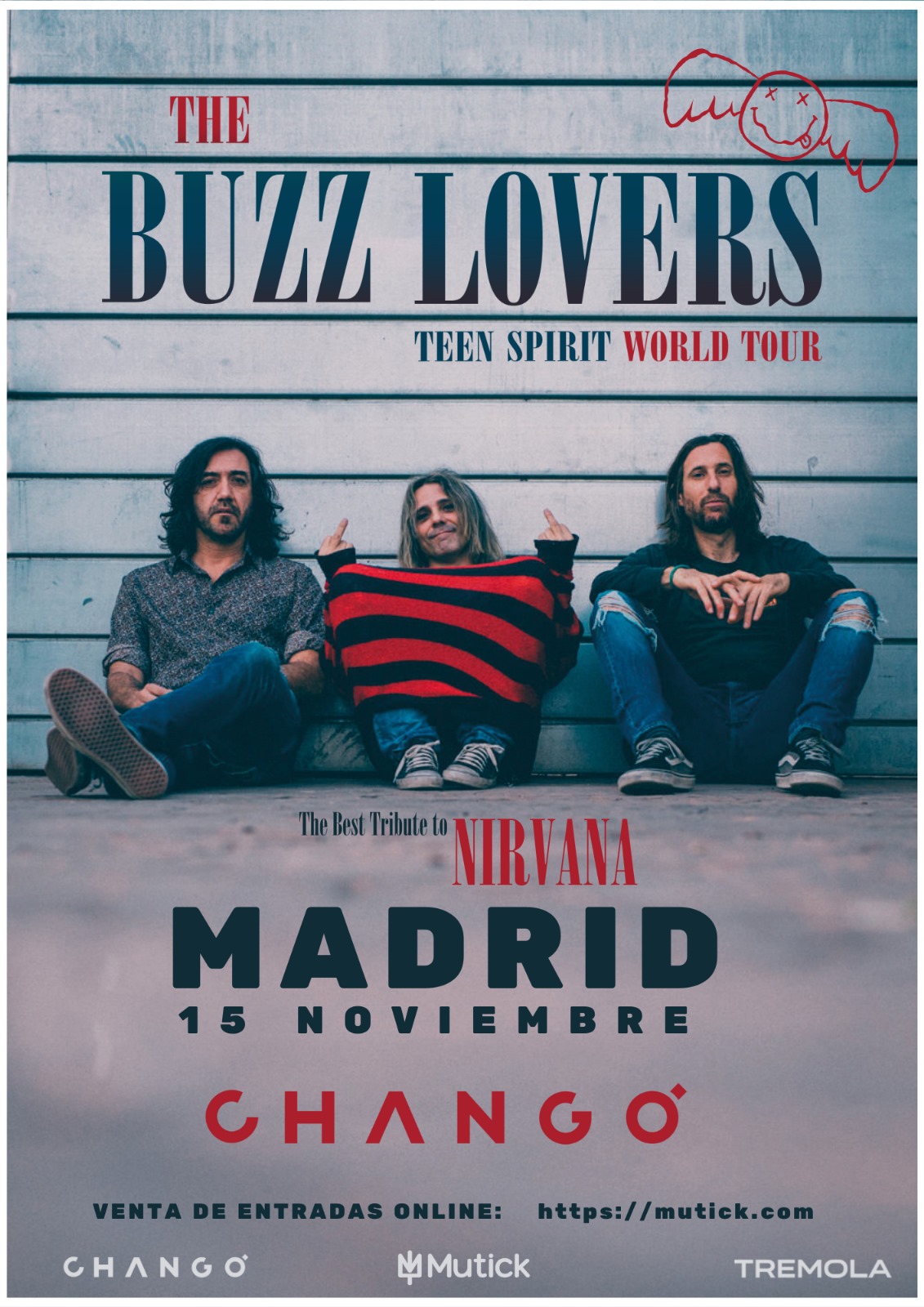  The BUZZ LOVERS en Madrid - Tributo a NIRVANA - Mutick