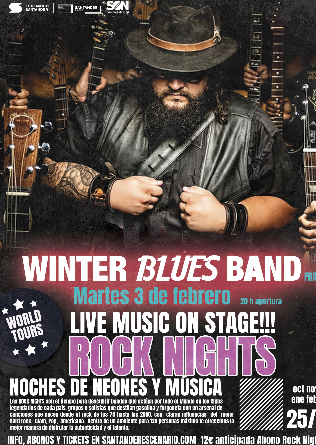 Winter Blues Band en Rock Nights de Escenario Santander - Cantabria