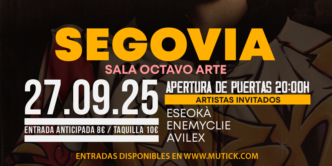SOREH + DJ P + ESEOKÀ + AVILEX + ENEMYCLIE en Segovia